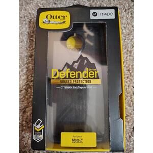 Original Black OtterBox Defender Series Case Moto Z Force No Belt Clip/Holster